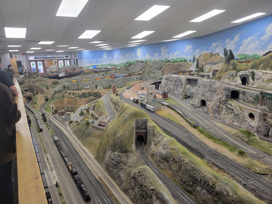 Holly Theatre - Trains Inside The Theatre Now From Alex Welch On Facebook (newer photo)